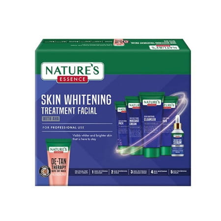 Nature'S Essence Skin Whitening Facial Kit With Aha | Naturally Lightens & Brightens The Skin | 200g