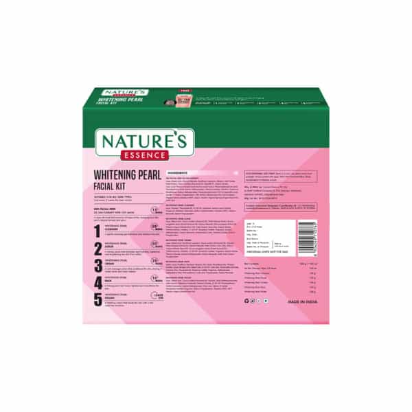 Nature's Essence Skin Whitening Facial Kit With Aha | Naturally Lightens & Brightens The Skin | 200G
