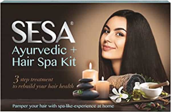 Sesa Ayurvedic Hair Spa Kit Box Of 3