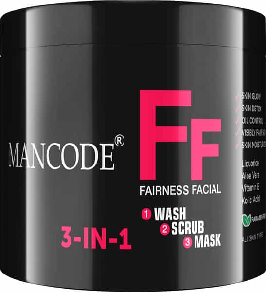 Mancode 3 In 1 Fairness Cream 100Gm