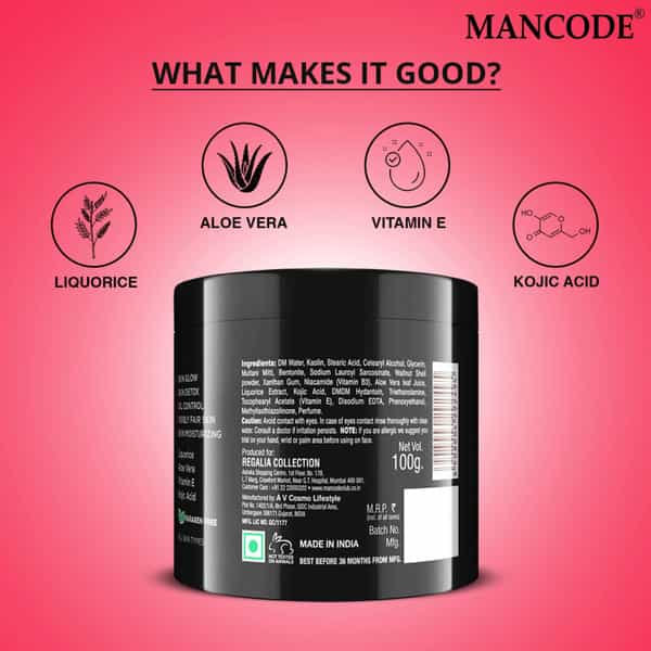 Mancode 3 In 1 Fairness Cream 100Gm