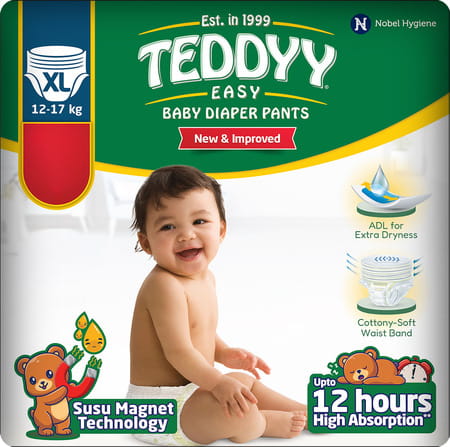 Teddyy Baby Pant Easy Xlarge 22's X 8 C
