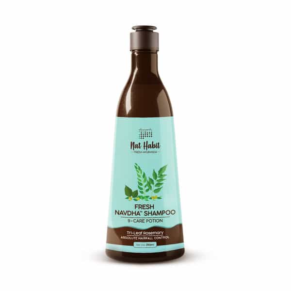 Nat Habit Natural Anti Hairfall Rosemary Shampoo For Women & Men | Sulphate & Paraben Free (250Ml)
