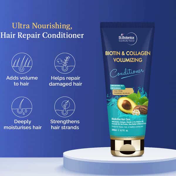 St.botanica Biotin & Collagen Hair Conditioner - 200 Ml