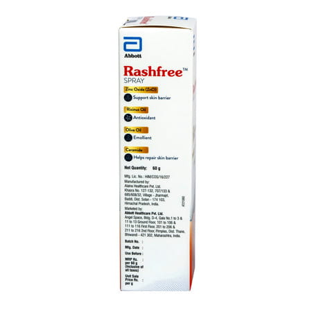 Rashfree Spray 60 Gm
