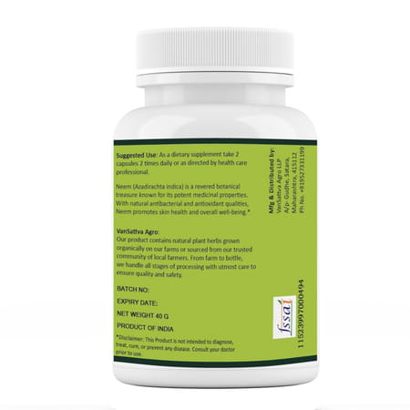 Vansattva Neem Capsule - 60n