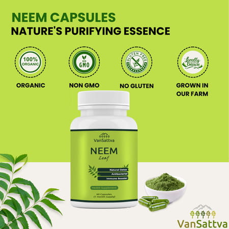 Vansattva Neem Capsule - 60n