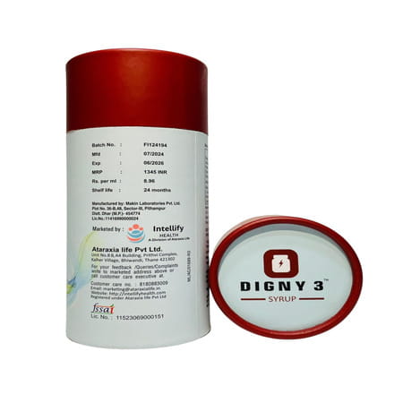 Digny 3 Mango Flavour Sugar Free Syrup 150 Ml