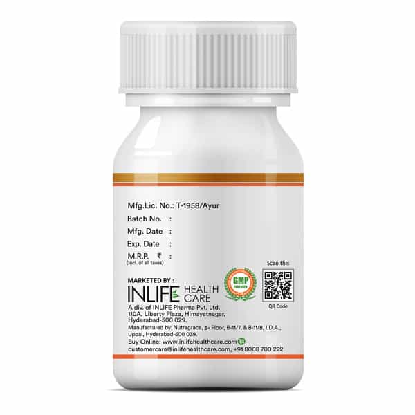 Inlife Flaxseed Oil (Omega 3 6 9) Fatty Acid Supplement Extra Virgin Cold Pressed 500Mg-60 Capsules