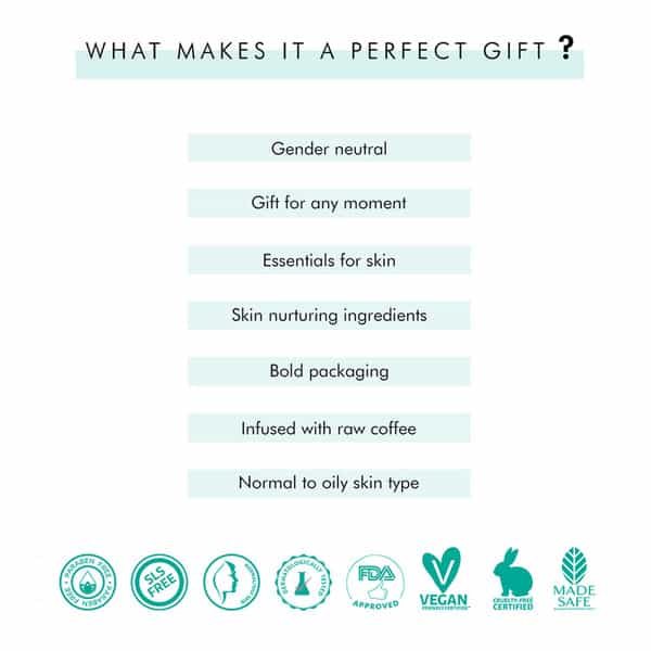 Mcaffeine Coffee Mood Gift Set | Rakhi Gift For Brother & Sister - Gift Set For Women & Men