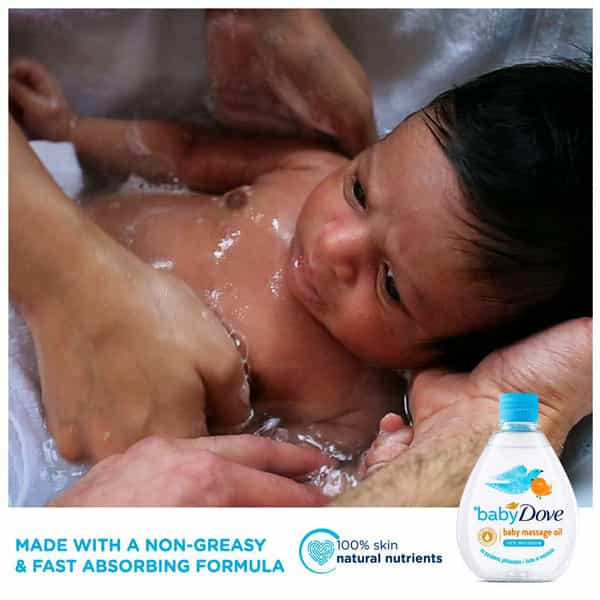 Baby Dove Rich Moisture Baby Massage Oil - 100 Ml