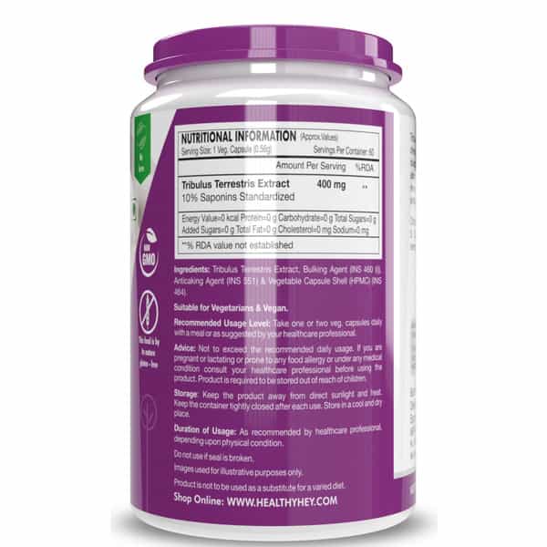 Healthyhey Nutrition Vitamin B6 Pyridoxine - 120 Veg. Capsules