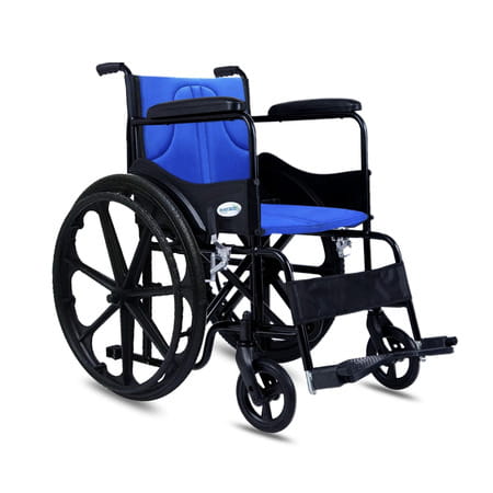 Everactiv Everyday Economy Foldable Wheelchair | Blue