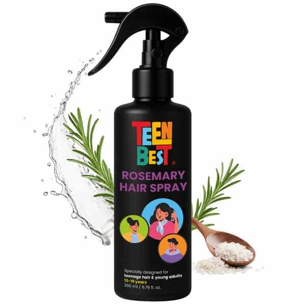 Healthbest Rosemary Water Spray For Hair Growth With Double Rosemary Extract & Rice Water - 200Ml