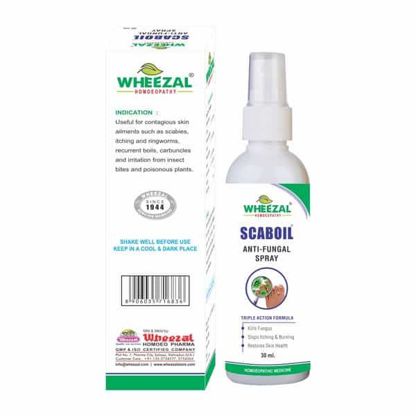 Wheezal Scaboil | 30 Ml Anti-Fungal Spray