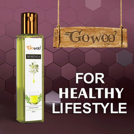 Go Woo 100% Pure Moringa Seed Oil For Hair Growth 100 Ml