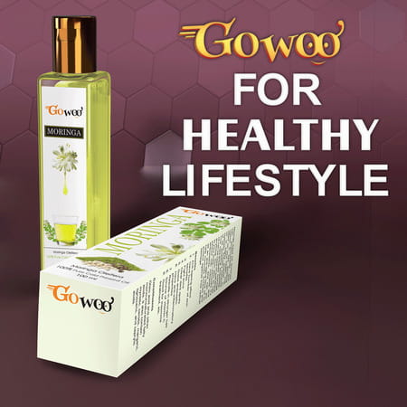 Go Woo 100% Pure Moringa Seed Oil For Hair Growth 100 Ml