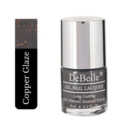 Debelle Gel Nail Polish Combo Set Of 3 | Dark Peach Pastel Burgundy [Scarlet Ruby] & Dark Grey24 Ml