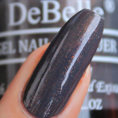 Debelle Gel Nail Polish Combo Set Of 3 | Dark Peach Pastel Burgundy [Scarlet Ruby] & Dark Grey24 Ml