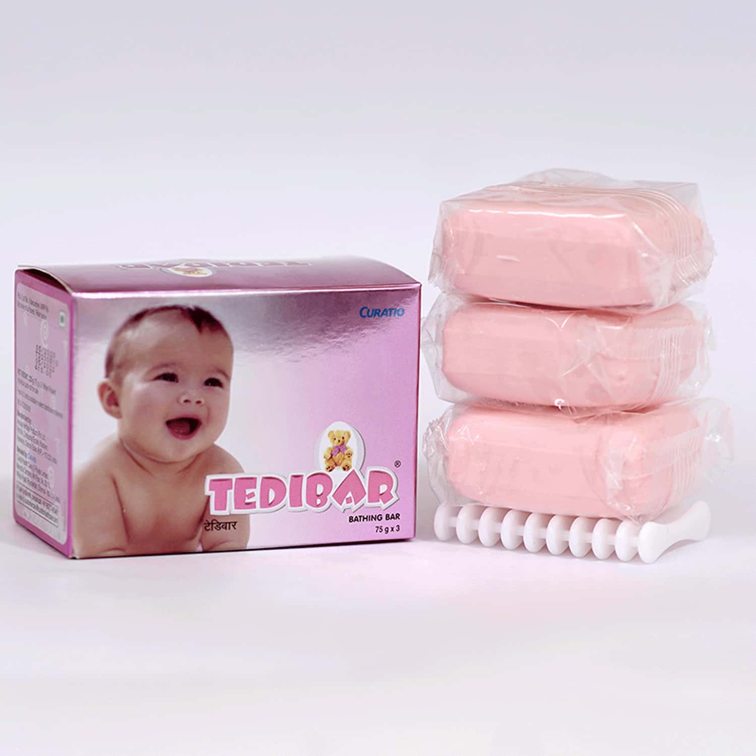 Buy TEDIBAR BATHING BAR 75G PACK OF 3 (SOAP FREE FOR SENSITIVE SKIN