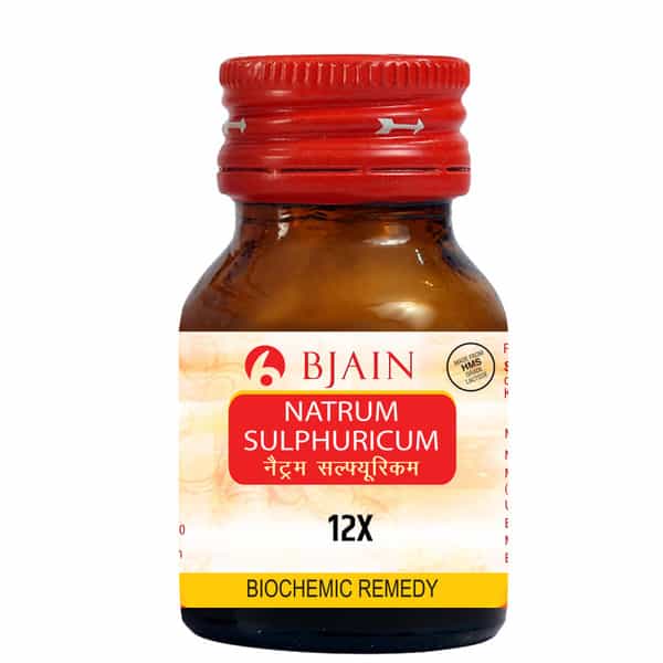 Bjain Natrum Sulphuricum Biochemic Tablet 12X | 25Gm