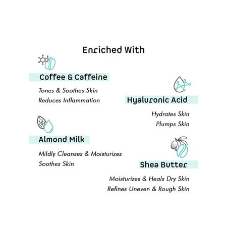 Mcaffeine Latte Intense Moisturization & Repair Kit - Hyaluronic Acid Shea Butter