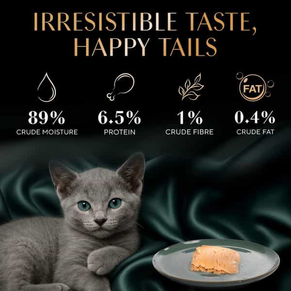 Sheba Fine Premium Kitten (2-12 Months) Wet Cat Food | Chicken Premium Loaf | 14 X 70 G