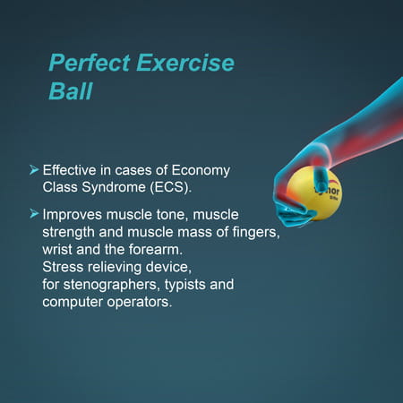 Tynor Exercising Ball Pu Yellow Neuro 1 Unit