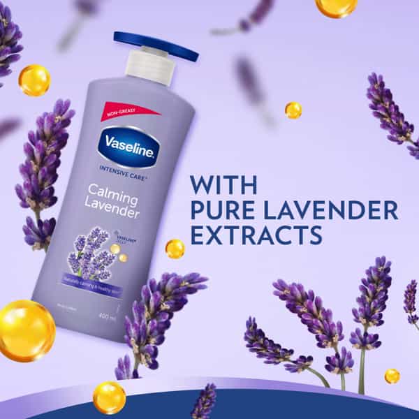 Vaseline Calming Lavender Body Lotion - 400 Ml