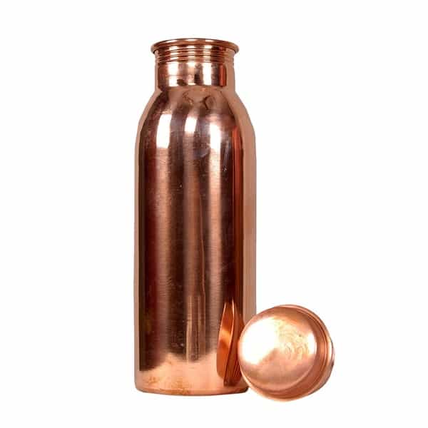 Ask Hammered Copper Water Bottle 750 Ml