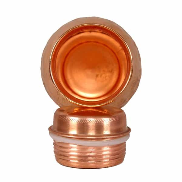 Ask Hammered Copper Water Bottle 750 Ml