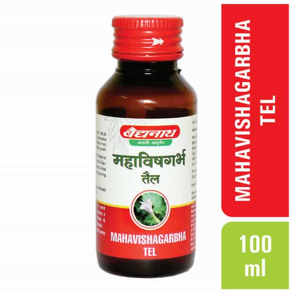 Baidyanath Asli Ayurved Mahavishgarbha Tel 100 Ml | Ayurvedic Oil For Joint And Muscular Pain