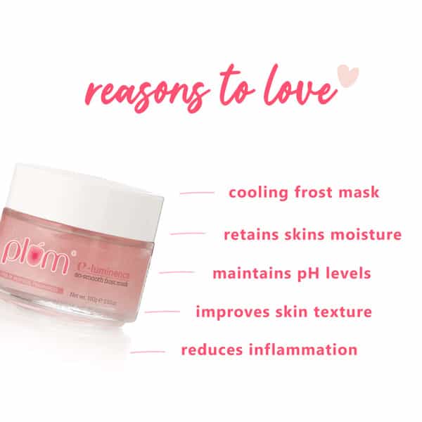 Plum E- Luminence So- Smooth Frost Face Mask - 100Gm