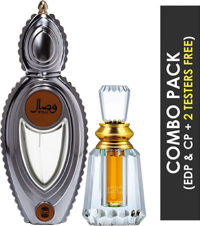 Ajmal Wisal Edp 50ml Perfume For Women And Oudh Mukhallat Cp Oil Women 6ml For Unisex