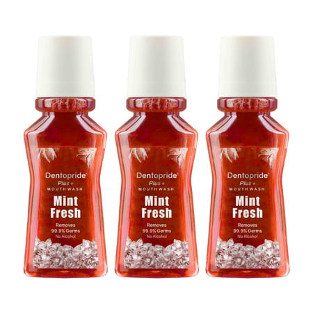 Dentopride Plus Mouth Wash | For Total Oral Hygiene | Long Lasting Freshness (150 Ml - Pack Of 3)