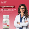 Inlife Cranberry 400Mg D-Mannose 400Mg & Hibiscus 200Mg Extract Urinary Tract Supplement-60Caps