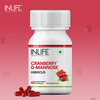 Inlife Cranberry 400Mg D-Mannose 400Mg & Hibiscus 200Mg Extract Urinary Tract Supplement-60Caps