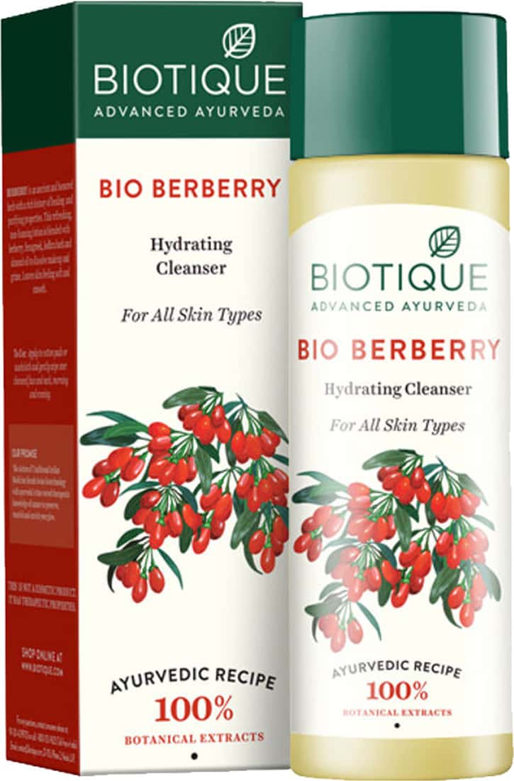 Biotique Berberry Milk Deep Cleanse Hydrating Makeup Remover For All Skin Types 120 Ml