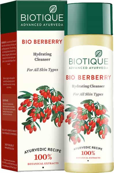 Biotique Berberry Milk Deep Cleanse Hydrating Makeup Remover For All Skin Types 120 Ml