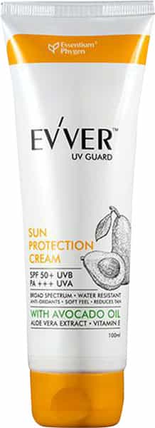 Evver Uv Guard Spf 50 Pa+++ With Avocado Oil + Vit E + Aloe Vera Lotion 100 Ml