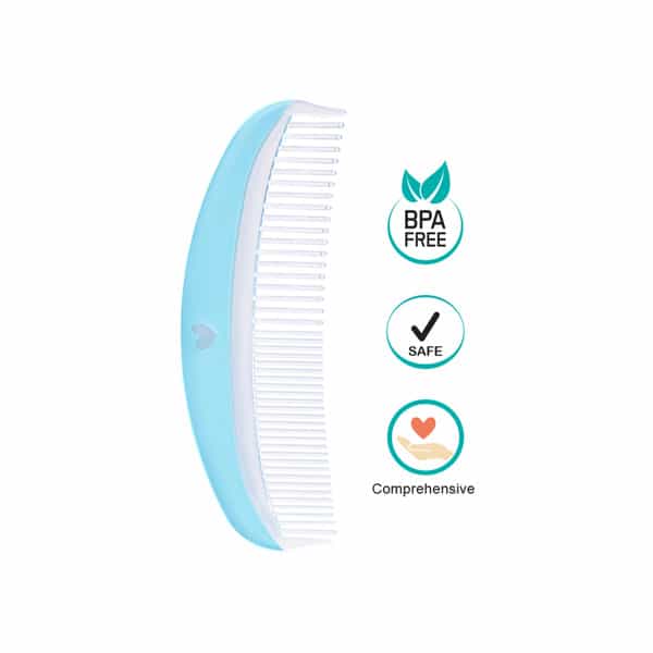Buddsbuddy Rex New Born Baby Brush & Comb Set For Infants Blue Bb5035