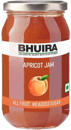 Bhuira Black Grape Apricot Jam Strawberry & Rosemary Three Fruit Marmalade|240g Pack Of 4