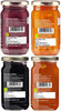 Bhuira Black Grape Apricot Jam Strawberry & Rosemary Three Fruit Marmalade|240G Pack Of 4