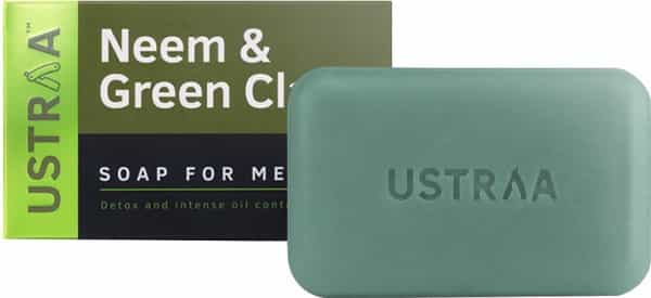 Ustraa Soap - Neem & Green Clay - 100 Gm (Pack Of 8)
