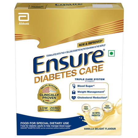 Ensure Diabetes Care Nutrition Drink Vanilla Delight Flavour Box 200 Gm