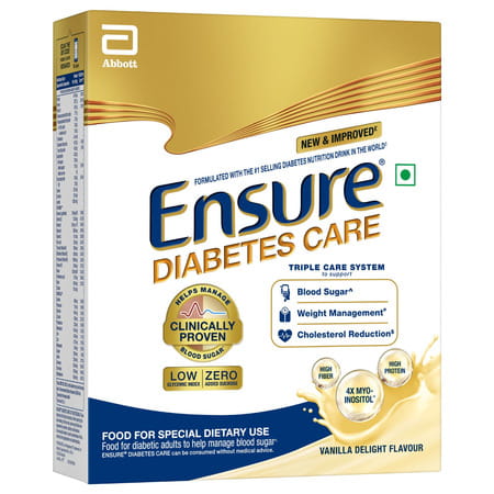 Ensure Diabetes Care Nutrition Drink Vanilla Delight Flavour Box 200 Gm