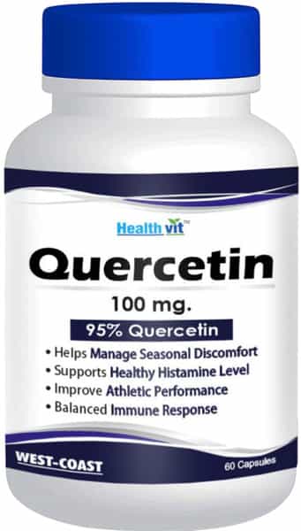 Healthvit Quercetin 100Mg Natural Bioflavonoid -60 Capsules