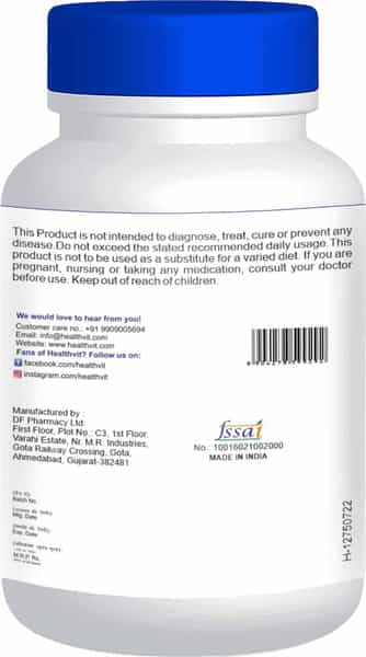 Healthvit Quercetin 100Mg Natural Bioflavonoid -60 Capsules