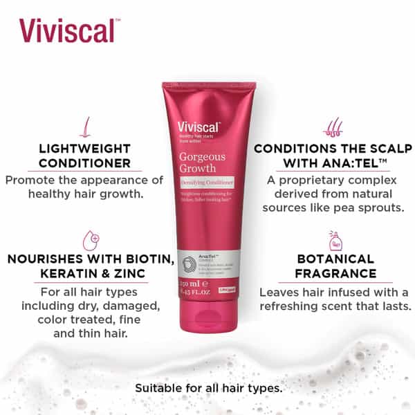 Viviscal Gorgeous Growth Dens Conditioner 250 Ml