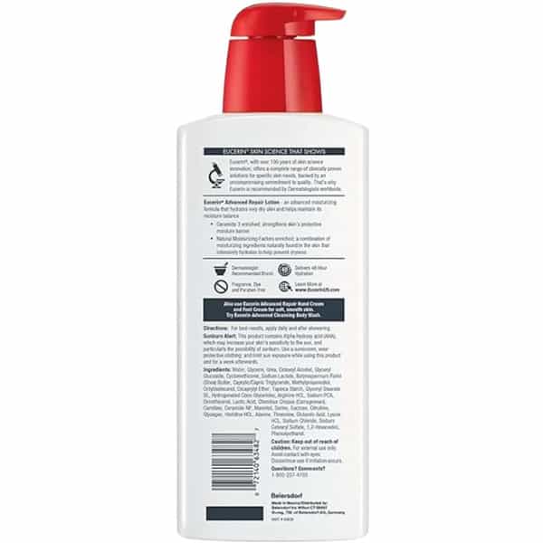 Eucerin Advanced Repair Lotion Adults Ceramide 500Ml